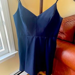 Navy blue short dressy dress - worn once for a dance